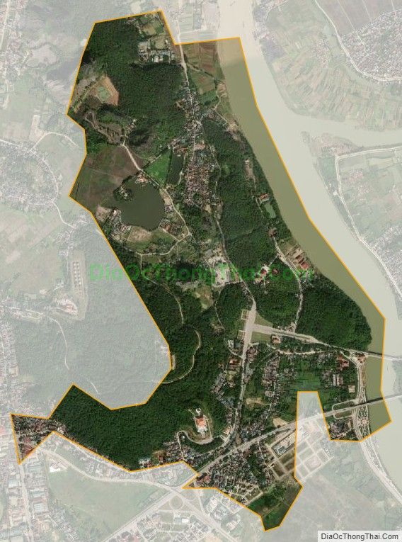 Bản đồ vệ tinh phường Hàm Rồng, thành phố Thanh Hóa