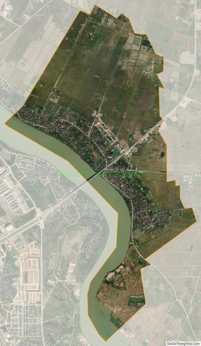 Bản đồ vệ tinh xã Hoằng Quang, thành phố Thanh Hóa
