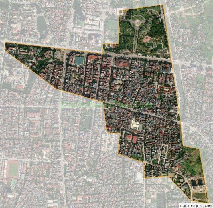 Bản đồ vệ tinh phường Lam Sơn, thành phố Thanh Hóa