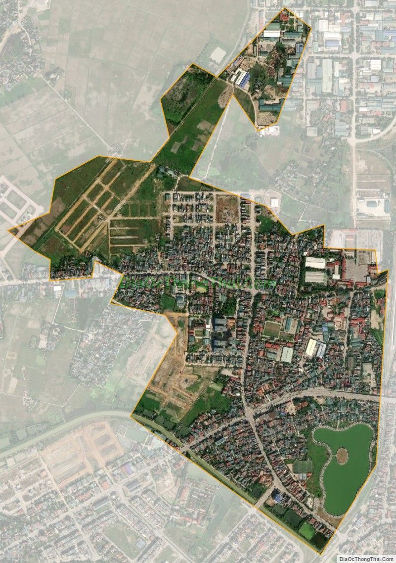 Bản đồ vệ tinh phường Phú Sơn, thành phố Thanh Hóa