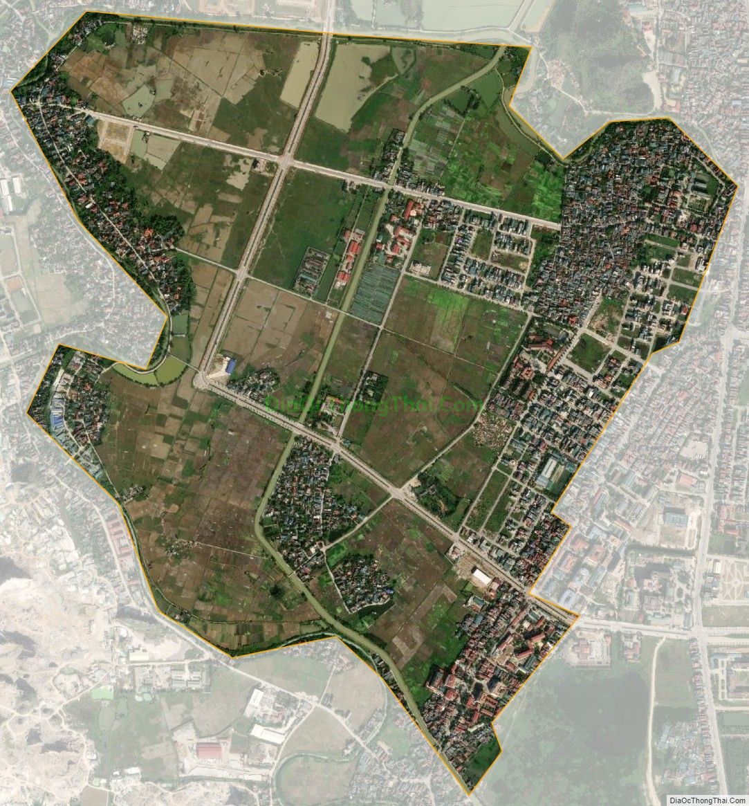 Bản đồ vệ tinh phường Quảng Thắng, thành phố Thanh Hóa