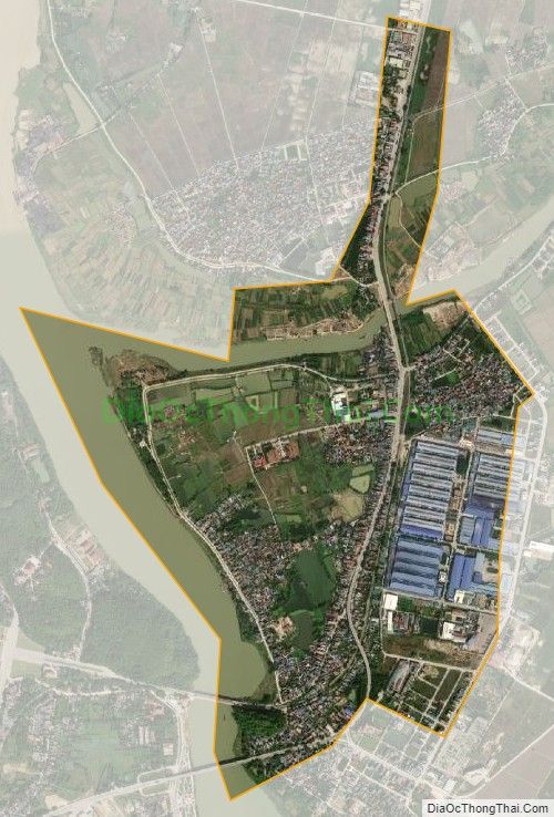 Bản đồ vệ tinh phường Tào Xuyên, thành phố Thanh Hóa