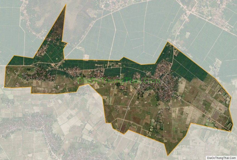 Bản đồ vệ tinh xã Thiệu Vân, thành phố Thanh Hóa
