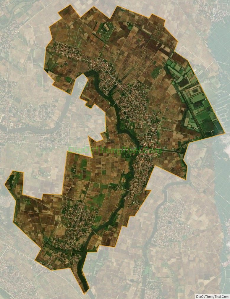 Bản đồ vệ tinh xã Thiệu Công, huyện Thiệu Hóa