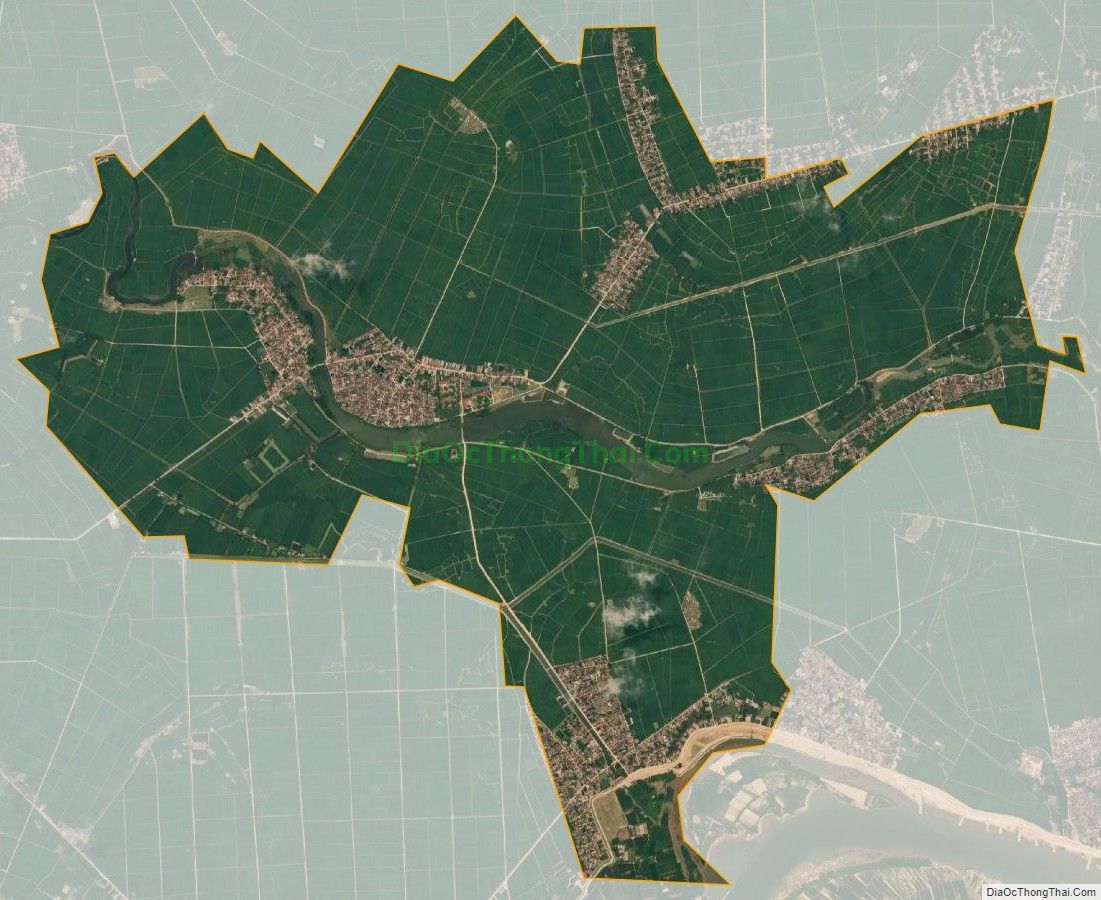Bản đồ vệ tinh xã Thiệu Duy, huyện Thiệu Hóa