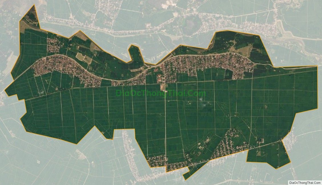 Bản đồ vệ tinh xã Thiệu Giang, huyện Thiệu Hóa