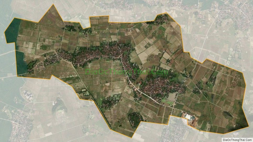 Bản đồ vệ tinh xã Thiệu Giao, huyện Thiệu Hóa