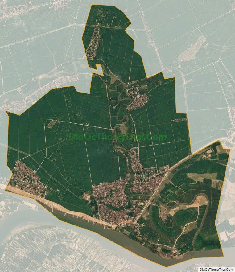 Bản đồ vệ tinh xã Thiệu Hợp, huyện Thiệu Hóa