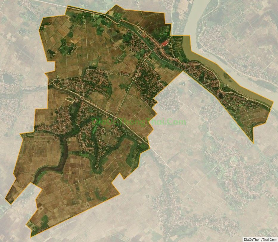 Bản đồ vệ tinh xã Thiệu Tâm (cũ), huyện Thiệu Hóa