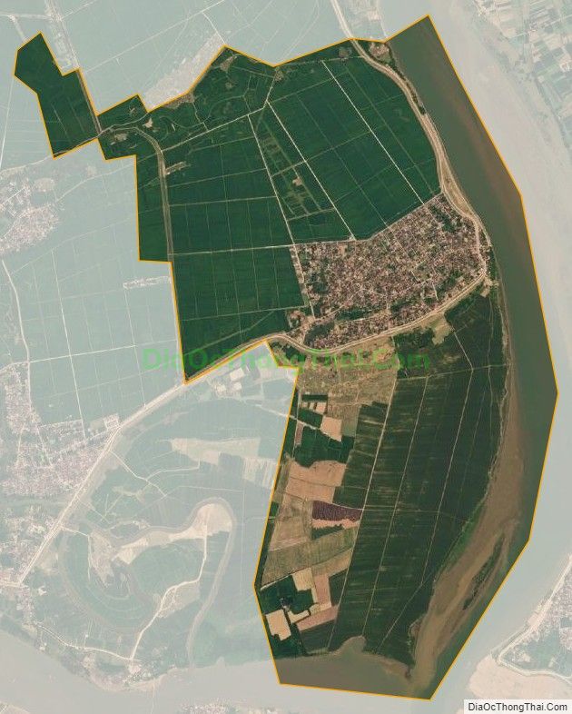 Bản đồ vệ tinh xã Thiệu Thịnh, huyện Thiệu Hóa
