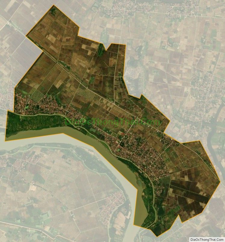 Bản đồ vệ tinh xã Thiệu Tiến, huyện Thiệu Hóa