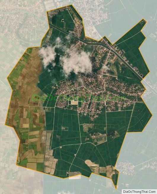 Bản đồ vệ tinh xã Thiệu Trung, huyện Thiệu Hóa