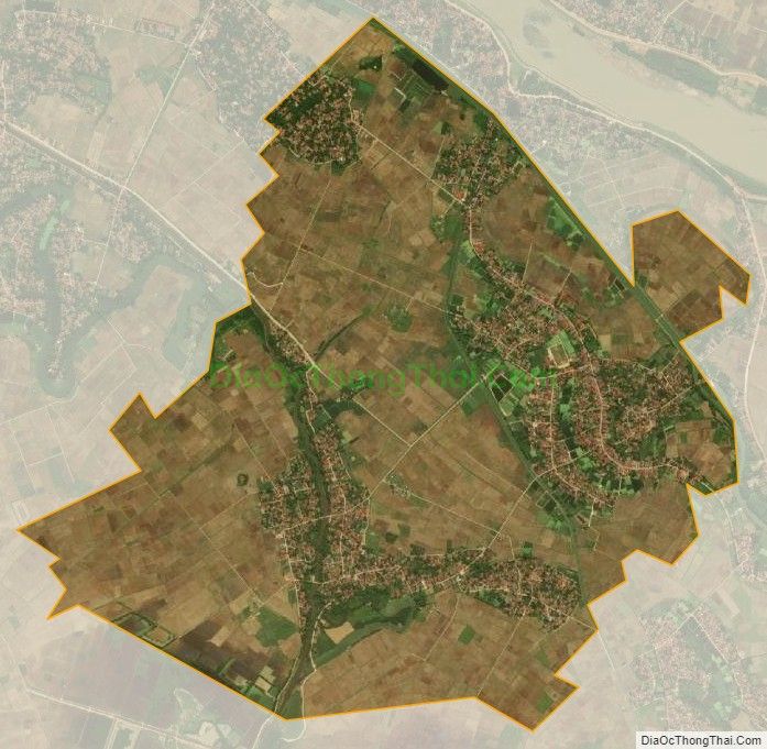 Bản đồ vệ tinh xã Thiệu Viên, huyện Thiệu Hóa