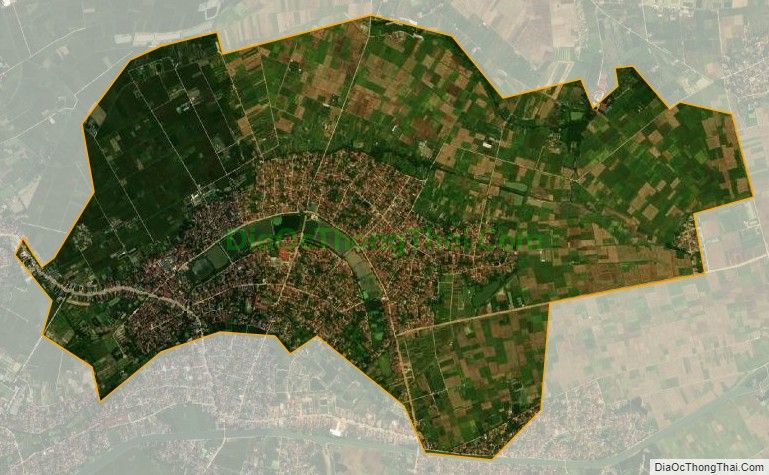 Bản đồ vệ tinh xã Bắc Lương, huyện Thọ Xuân