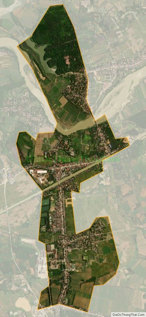 Bản đồ vệ tinh Thị trấn Lam Sơn, huyện Thọ Xuân
