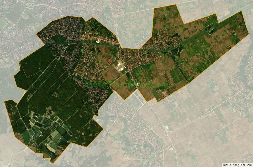 Bản đồ vệ tinh xã Nam Giang, huyện Thọ Xuân