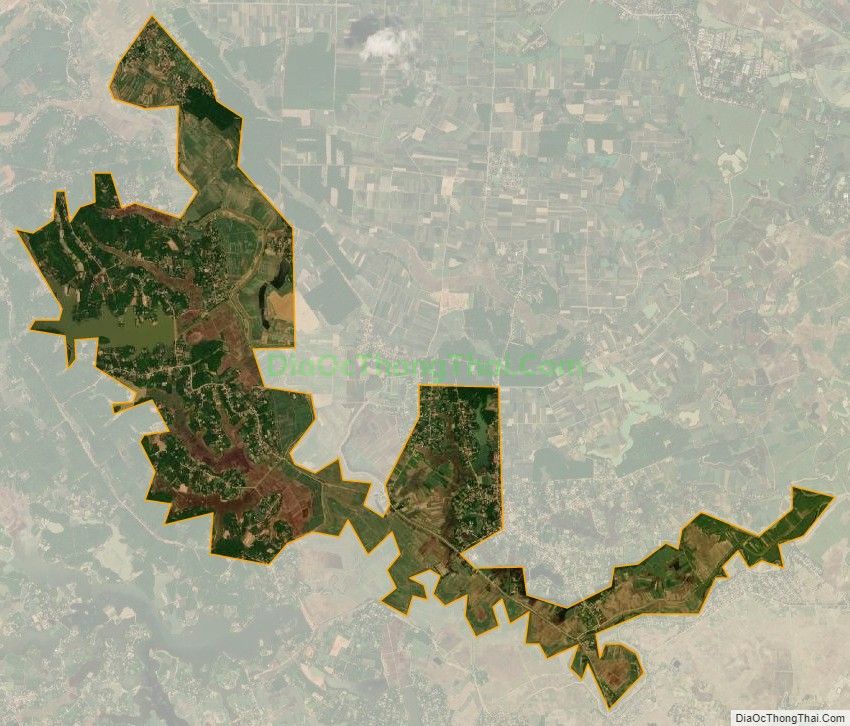 Bản đồ vệ tinh xã Quảng Phú, huyện Thọ Xuân