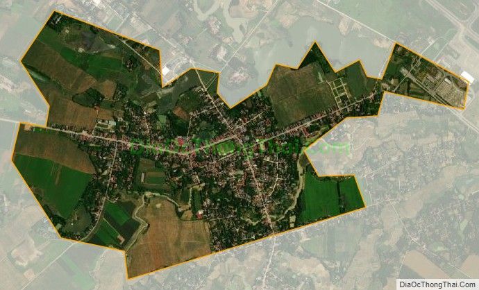 Bản đồ vệ tinh Thị trấn Sao Vàng, huyện Thọ Xuân