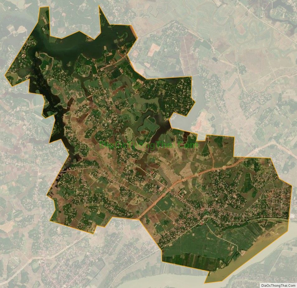 Bản đồ vệ tinh xã Thọ Lập, huyện Thọ Xuân