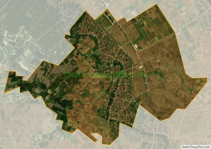 Bản đồ vệ tinh xã Thọ Lộc, huyện Thọ Xuân