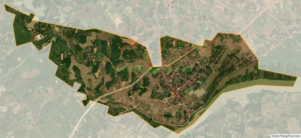 Bản đồ vệ tinh xã Thọ Minh (cũ), huyện Thọ Xuân