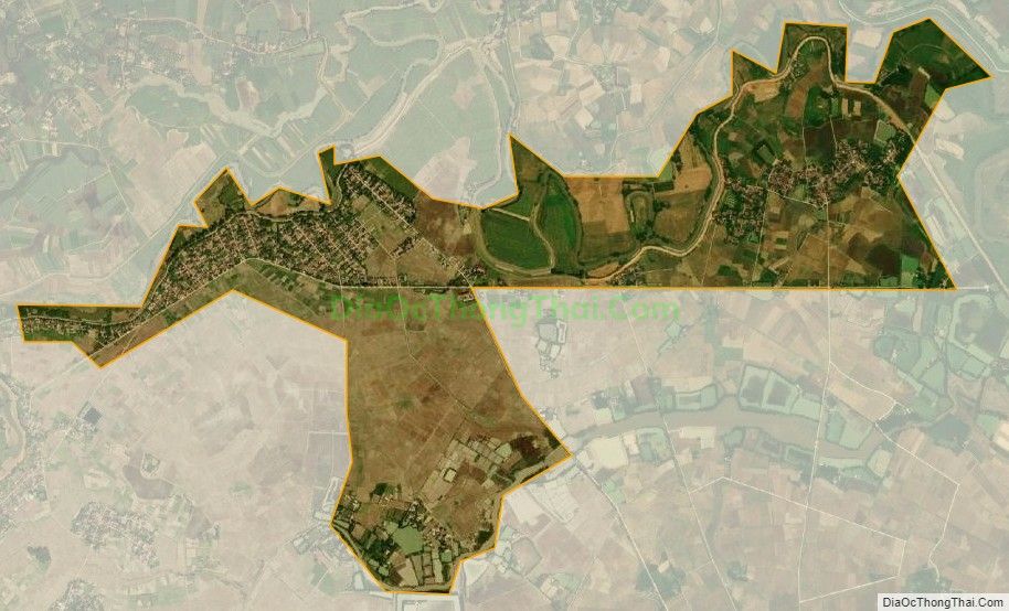 Bản đồ vệ tinh xã Thọ Thắng (cũ), huyện Thọ Xuân