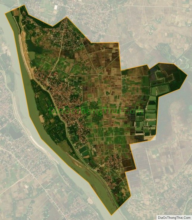 Bản đồ vệ tinh xã Thọ Trường (cũ), huyện Thọ Xuân