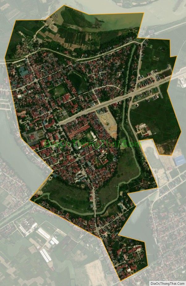 Bản đồ vệ tinh Thị trấn Thọ Xuân, huyện Thọ Xuân