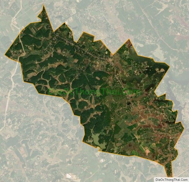 Bản đồ vệ tinh xã Xuân Châu (cũ), huyện Thọ Xuân