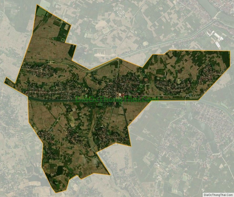 Bản đồ vệ tinh xã Xuân Giang, huyện Thọ Xuân