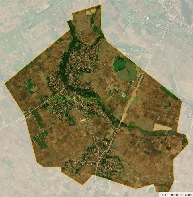 Bản đồ vệ tinh xã Xuân Phong, huyện Thọ Xuân