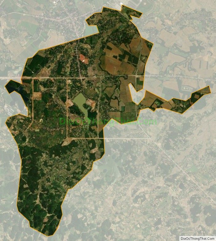 Bản đồ vệ tinh xã Xuân Thắng (cũ), huyện Thọ Xuân