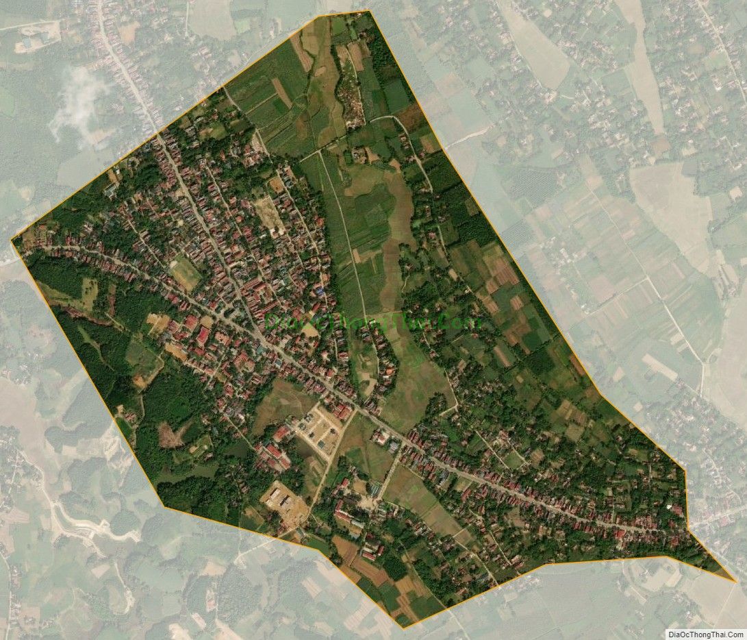 Bản đồ vệ tinh Thị trấn Thường Xuân, huyện Thường Xuân