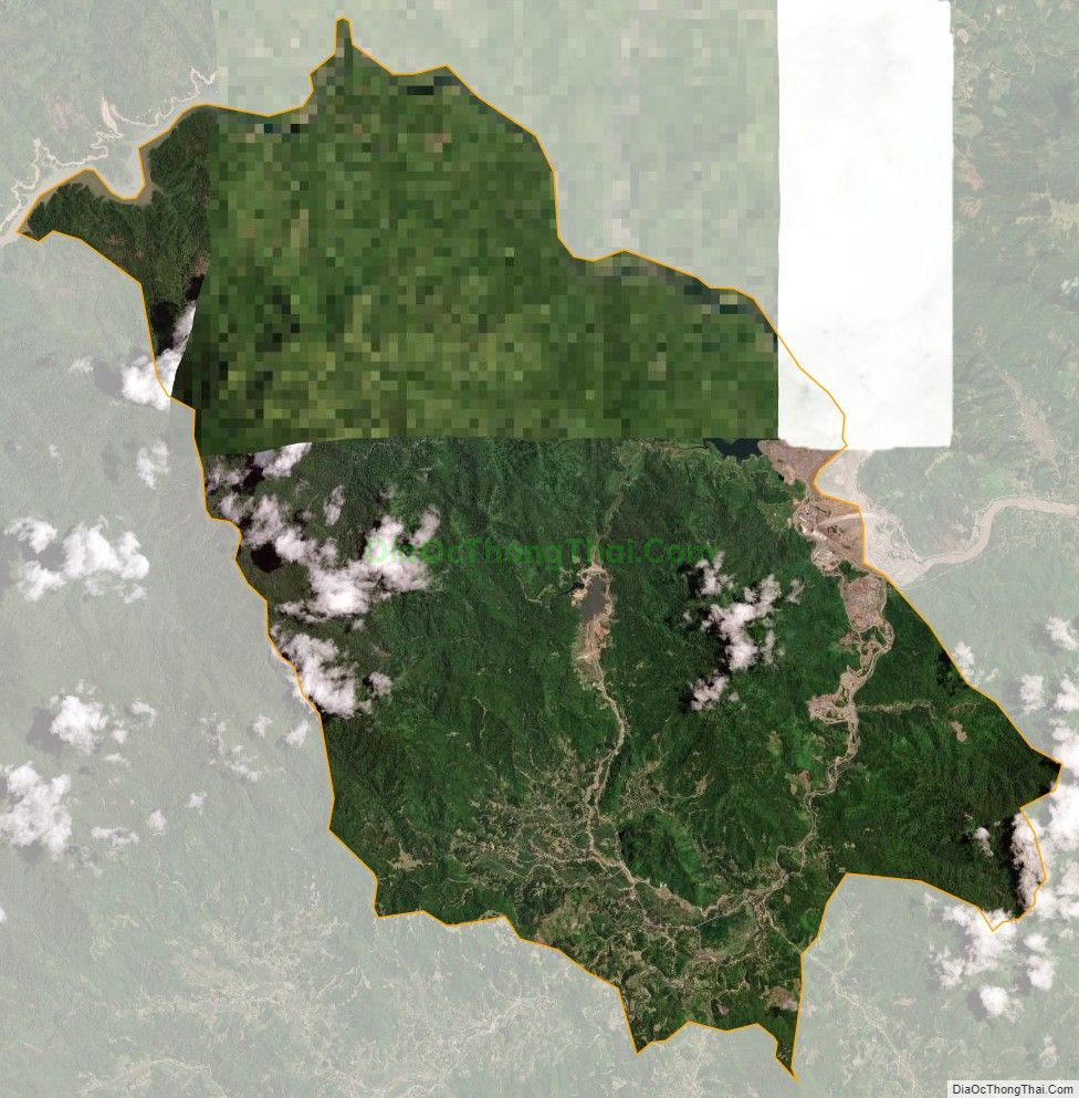 Bản đồ vệ tinh xã Vạn Xuân, huyện Thường Xuân
