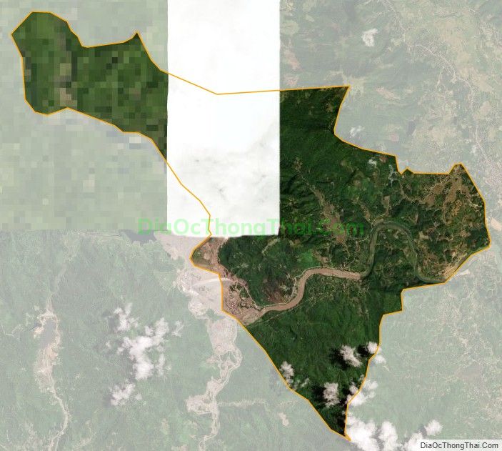 Bản đồ vệ tinh xã Xuân Cẩm (cũ), huyện Thường Xuân
