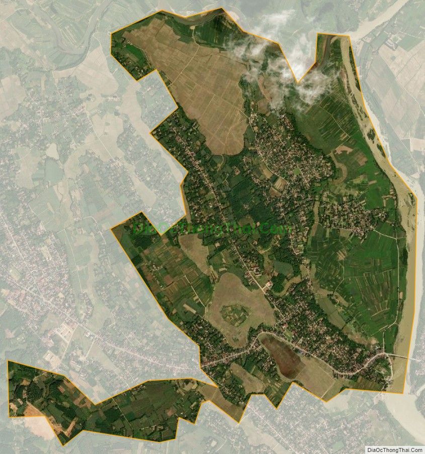 Bản đồ vệ tinh xã Xuân Dương, huyện Thường Xuân
