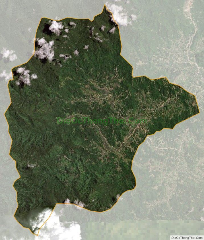 Bản đồ vệ tinh xã Xuân Lẹ, huyện Thường Xuân