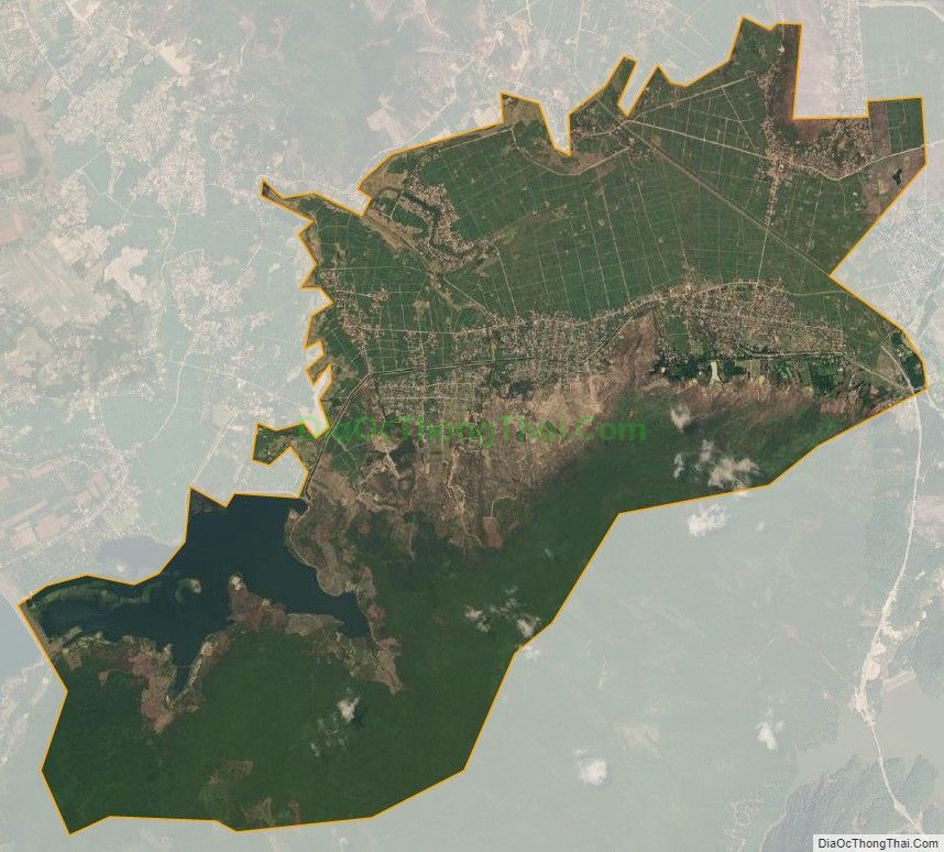 Bản đồ vệ tinh xã Các Sơn, thị xã Nghi Sơn