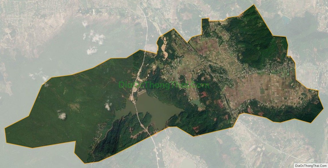Bản đồ vệ tinh xã Định Hải, thị xã Nghi Sơn