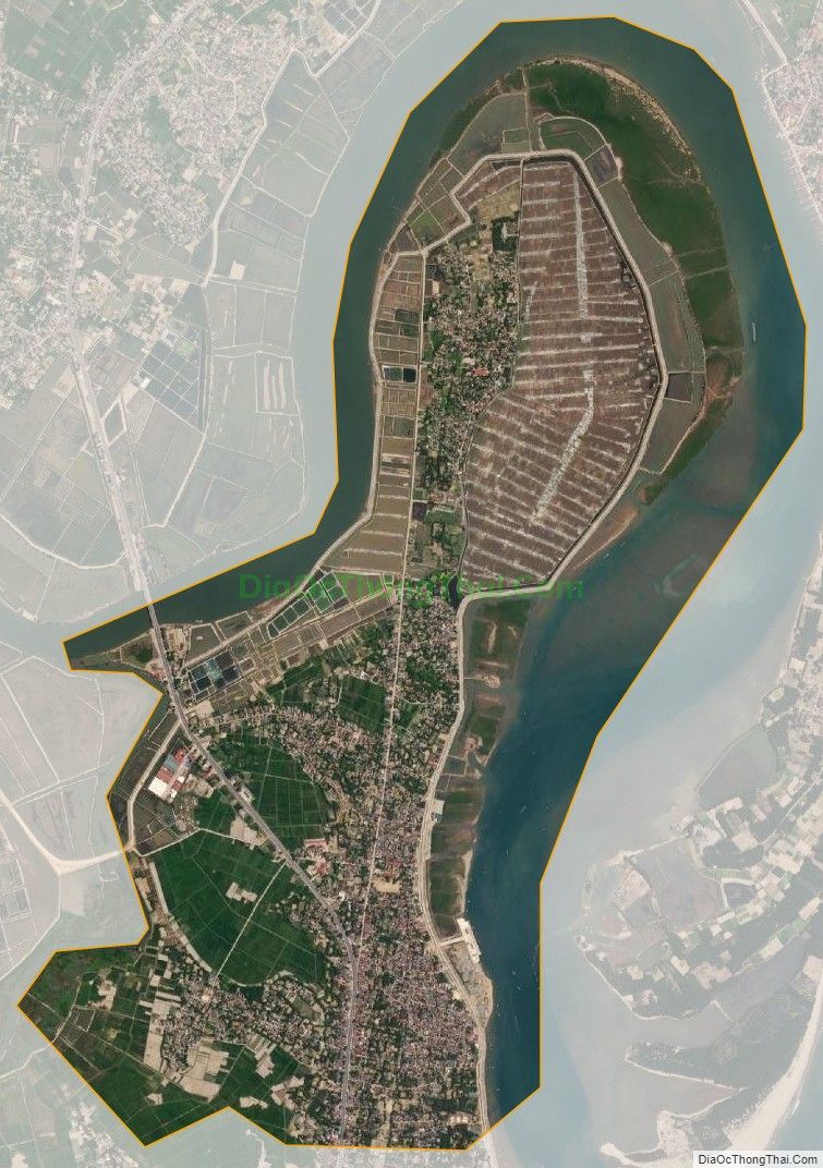 Bản đồ vệ tinh phường Hải Châu, thị xã Nghi Sơn