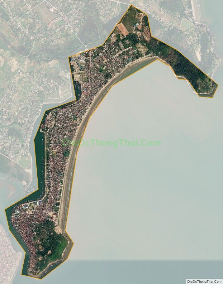 Bản đồ vệ tinh phường Hải Thanh, thị xã Nghi Sơn
