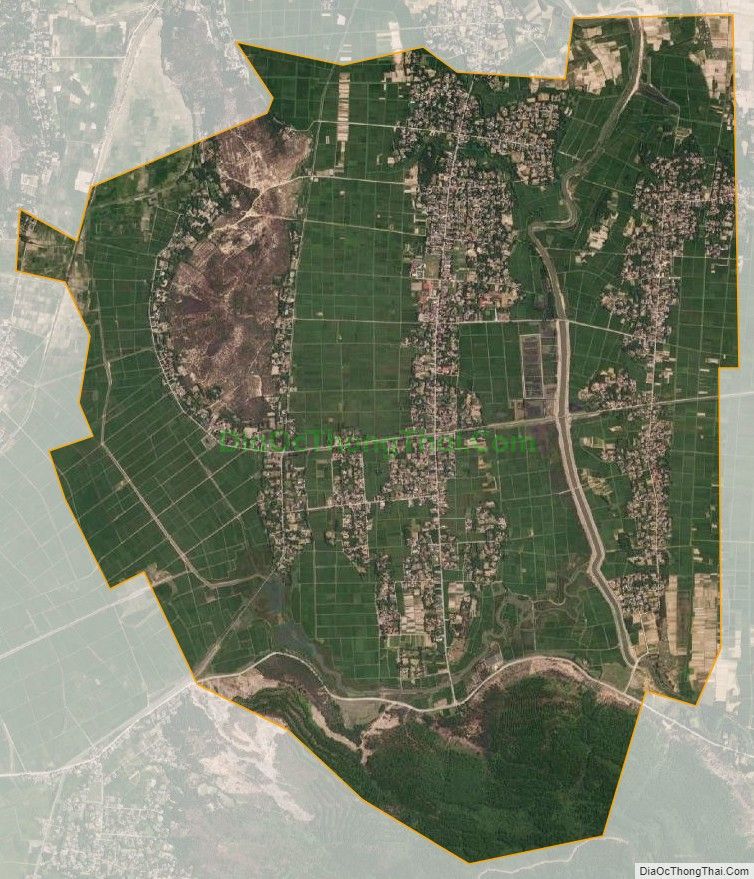 Bản đồ vệ tinh xã Ngọc Lĩnh, thị xã Nghi Sơn