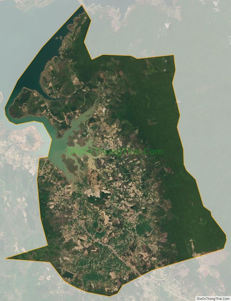 Bản đồ vệ tinh xã Phú Sơn, thị xã Nghi Sơn