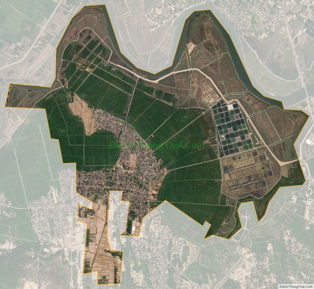 Bản đồ vệ tinh xã Thanh Thủy, thị xã Nghi Sơn