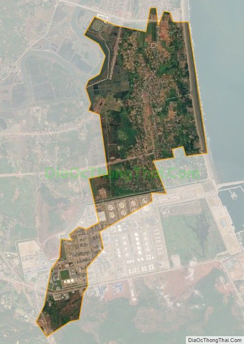 Bản đồ vệ tinh phường Tĩnh Hải, thị xã Nghi Sơn