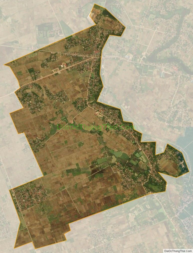 Bản đồ vệ tinh xã Dân Lý, huyện Triệu Sơn