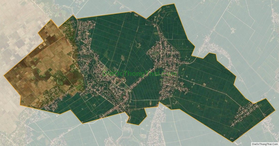 Bản đồ vệ tinh xã Đồng Tiến, huyện Triệu Sơn