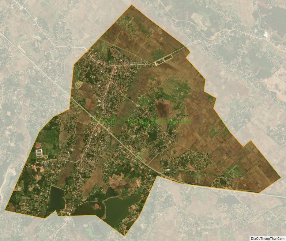Bản đồ vệ tinh xã Hợp Thành, huyện Triệu Sơn