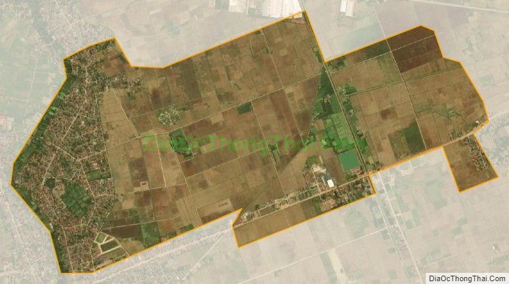 Bản đồ vệ tinh xã Minh Dân (cũ), huyện Triệu Sơn