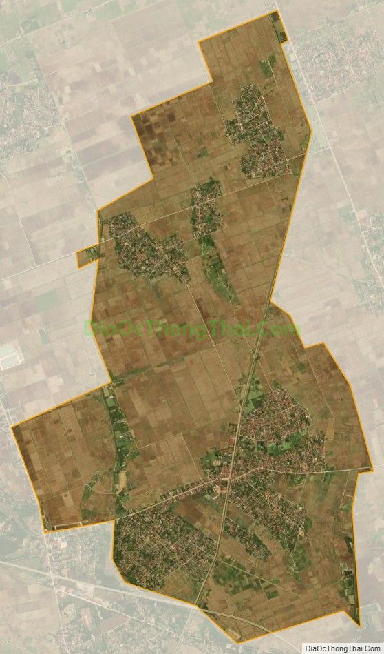 Bản đồ vệ tinh xã Nông Trường, huyện Triệu Sơn